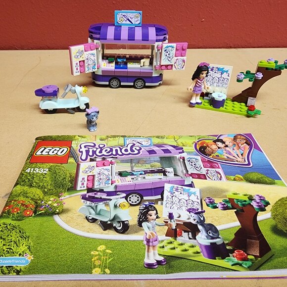 LEGO FRIENDS: Emma's Art Stand (41332) with Instructions - Picture 1 of 6